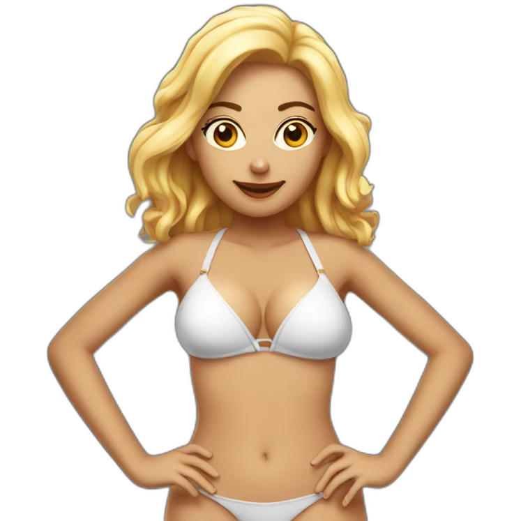 sexy lady in swimsuit emoji
