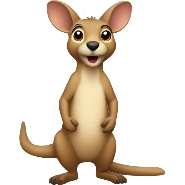 Kangourou qui saute emoji