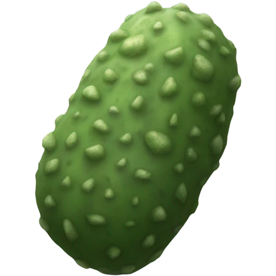 Stone cucumber emoji