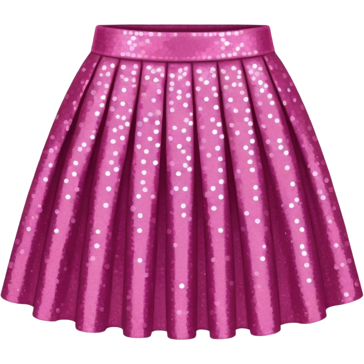 pink sparkly skirt emoji