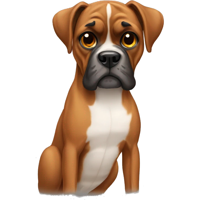 Boxer breed dog emoji