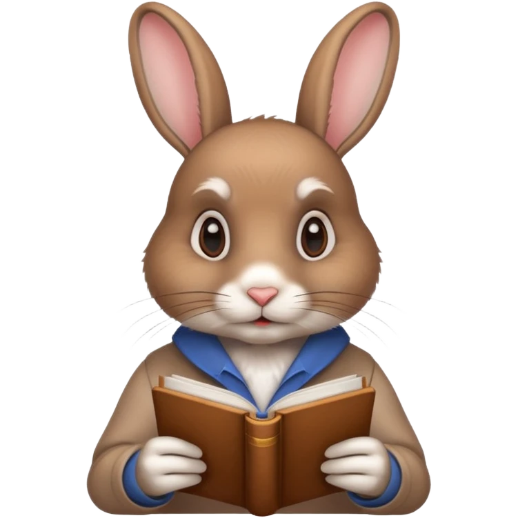 A rabbit soing Time-Intensive Manual Research emoji