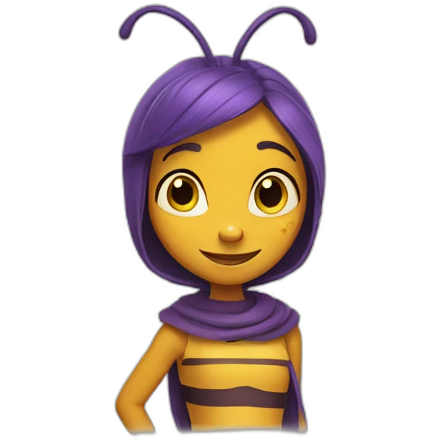 Maya the bee emoji