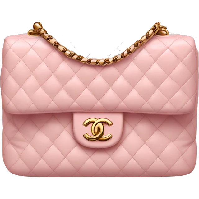 Light pink Chanel bag emoji