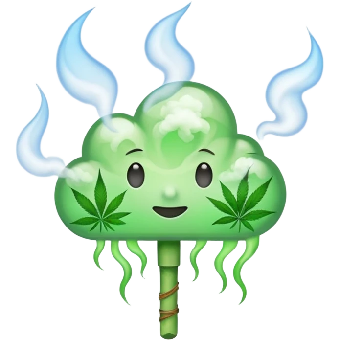 weed smoke joint emoji
