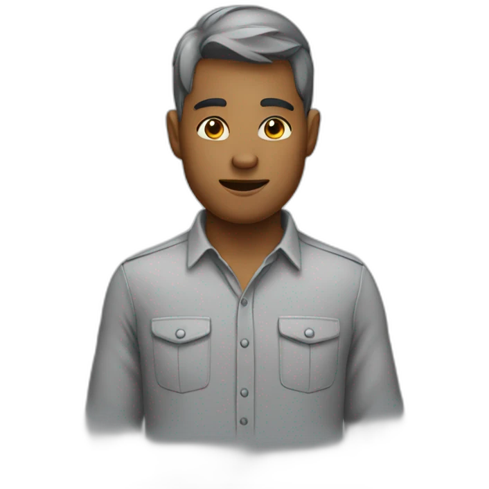 grey gat wearing shirt  emoji