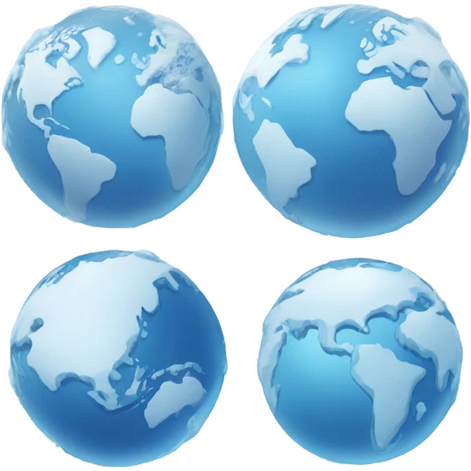 earth freezing emoji emoji