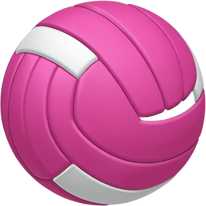 pink  volleyball emoji