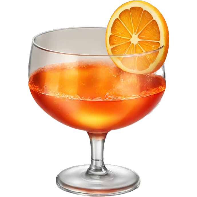 Taça de aperol emoji