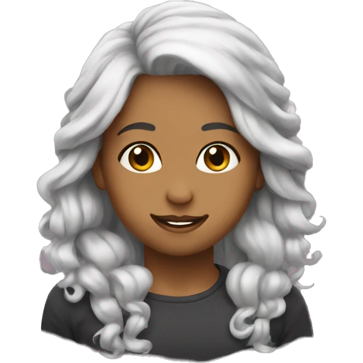 I just a girl emoji