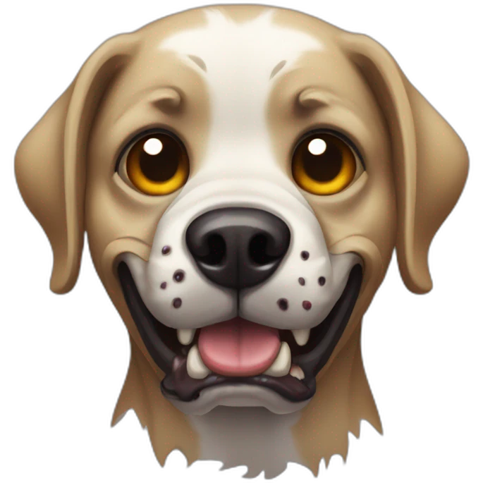 Zombie dog emoji