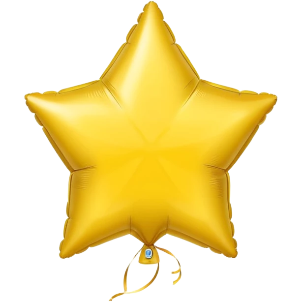 ballon yellow star emoji