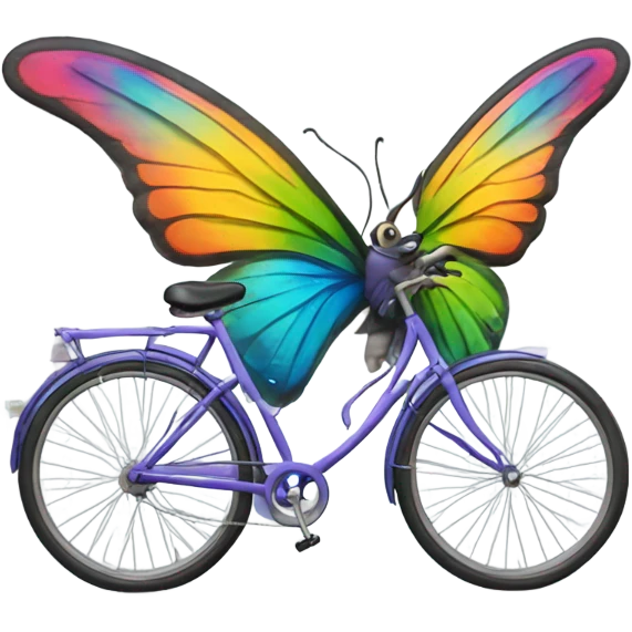 Bike with wings emoji