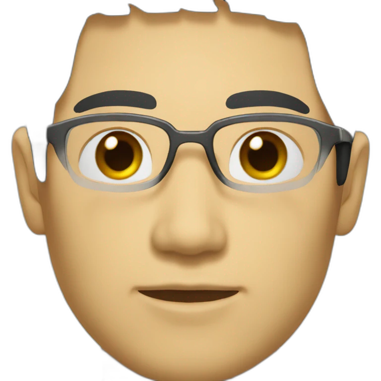 asian-glass-man-black-hair emoji