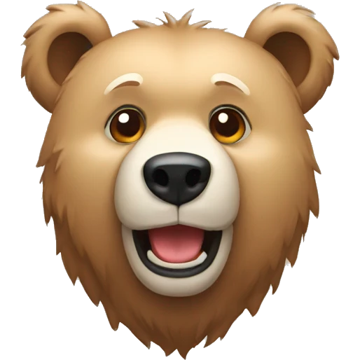 a bear emoji