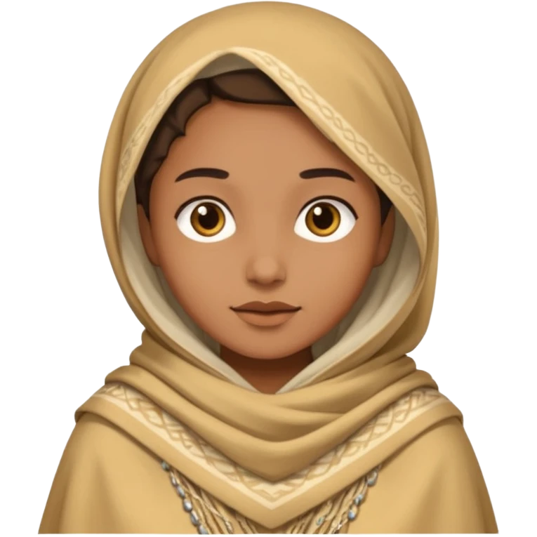 zimbabwe, light brow., 
shawl, kort emoji