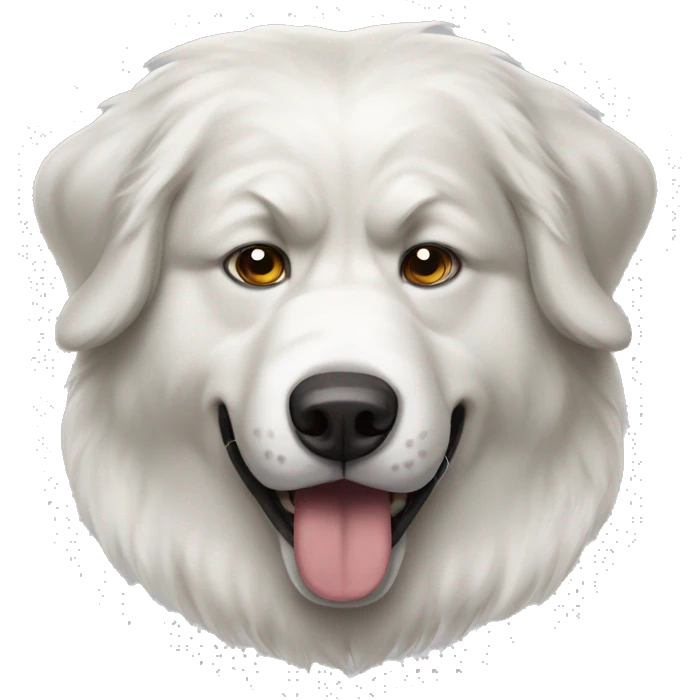 Angry Great Pyrenees  emoji
