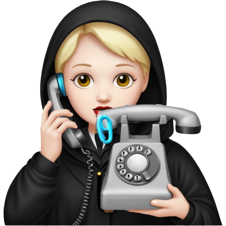 Ghost face mit Telefon  emoji