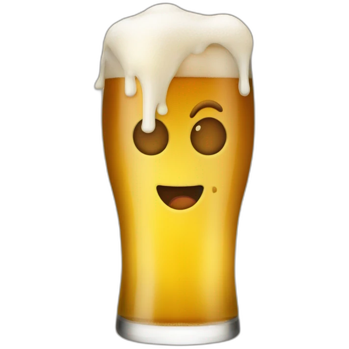 Écureuil qui boit une bière emoji