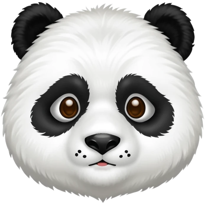 panda with facemask skincare emoji