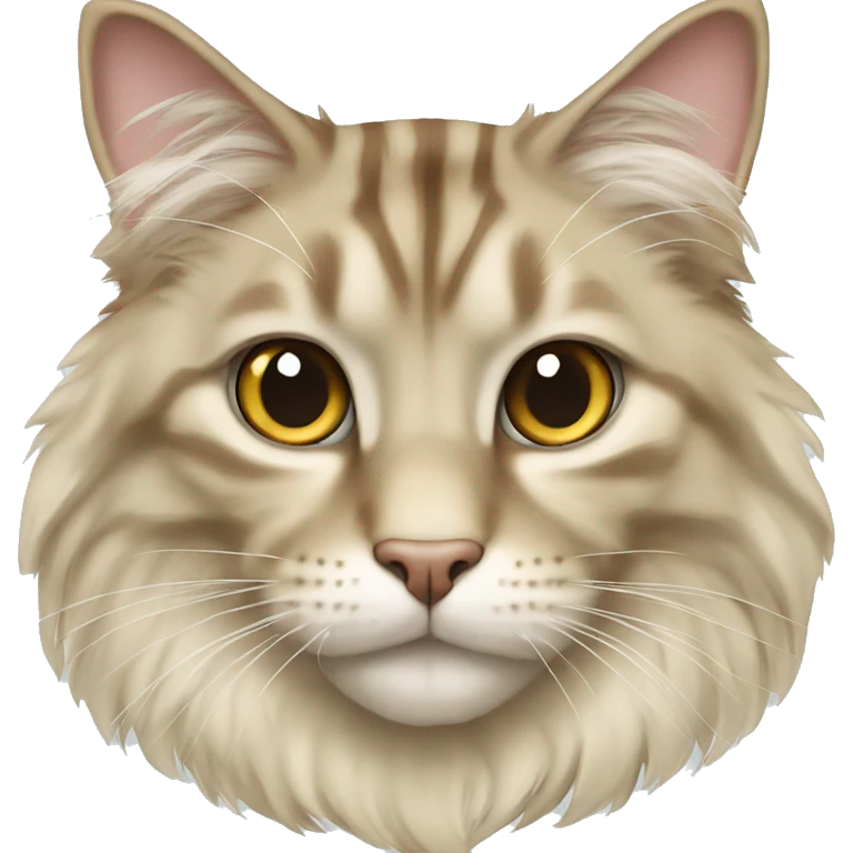 Mainecoon cream color emoji