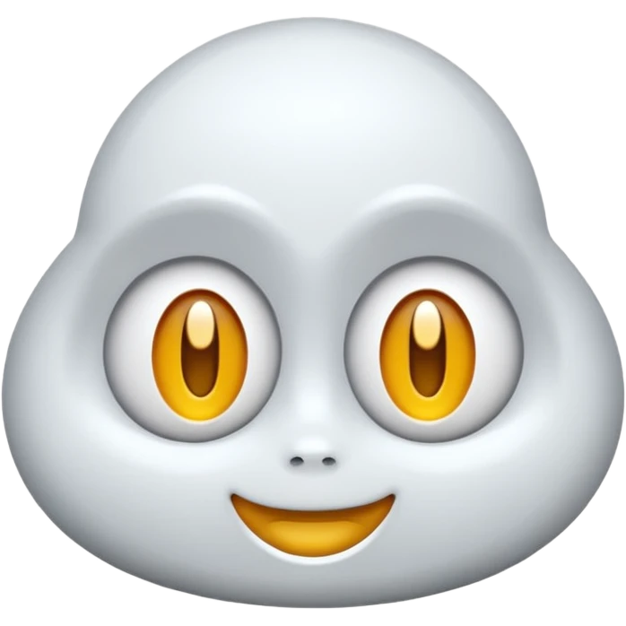 Белая собака emoji