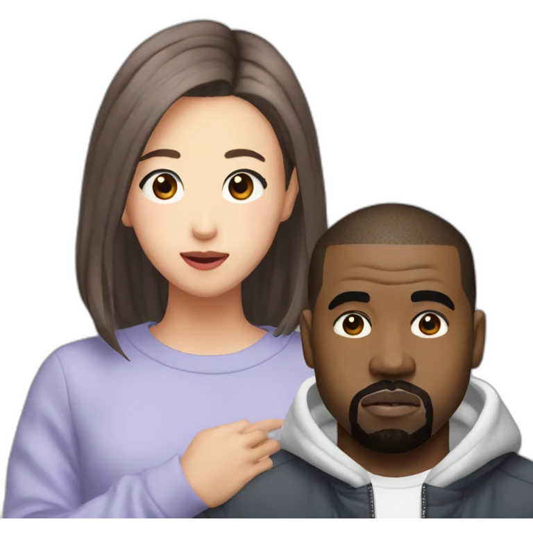 TWICE Chaeyoung with Kanye West emoji