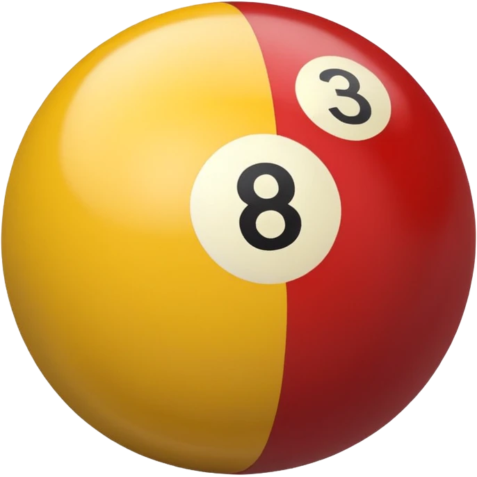 2 numbered billiard ball  emoji
