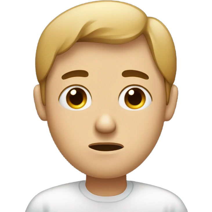 A tired person emoji