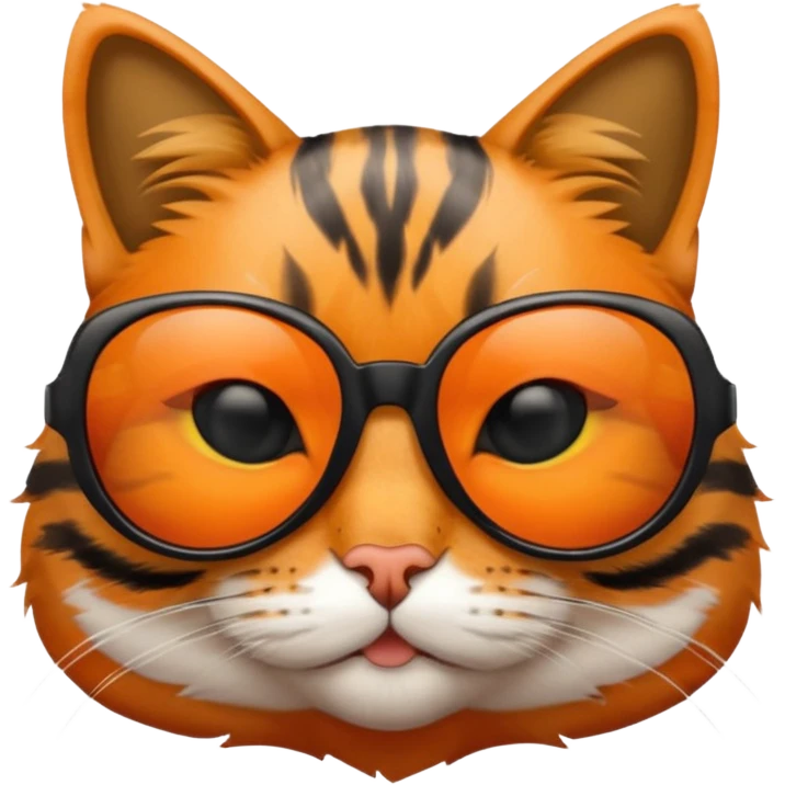Cat wearing sunglasses emoji