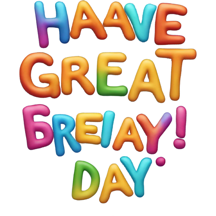 Have a great day sign emoji