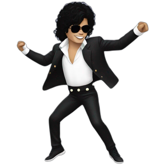 Michael Jackson dancing emoji