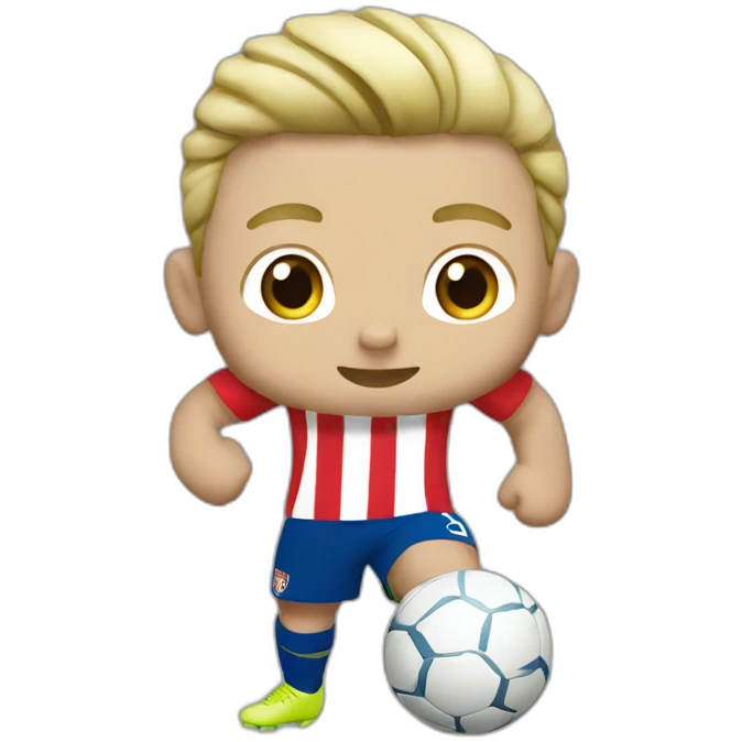 psv player kicking blonde emoji