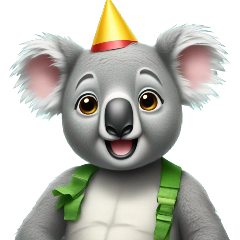 Too many parties koala  emoji