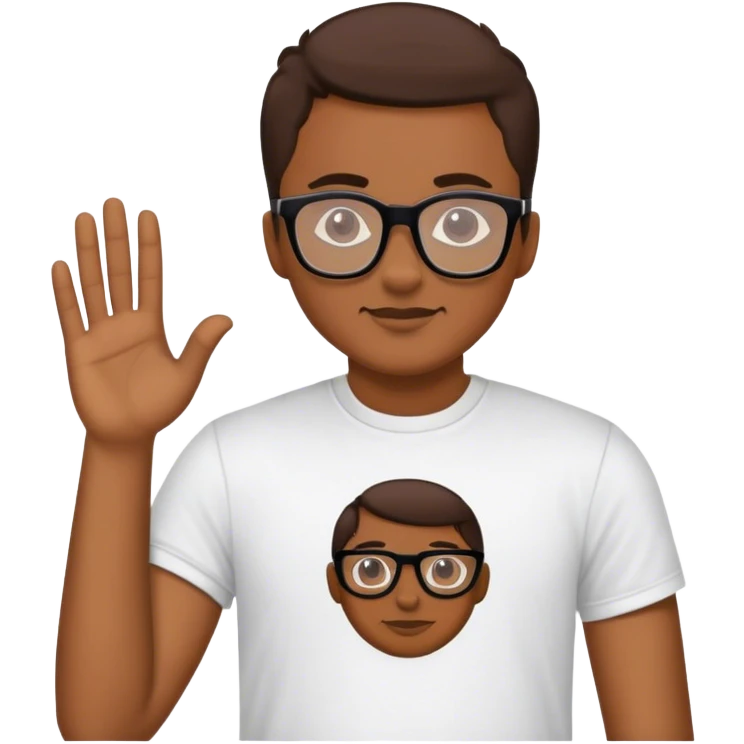 Geeked and chilling  emoji