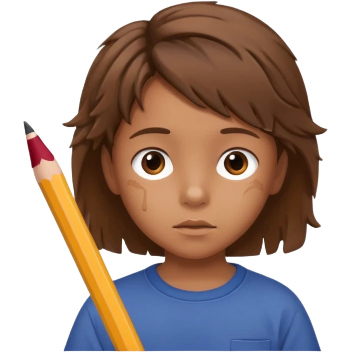 Ders çalışan çocuk emoji