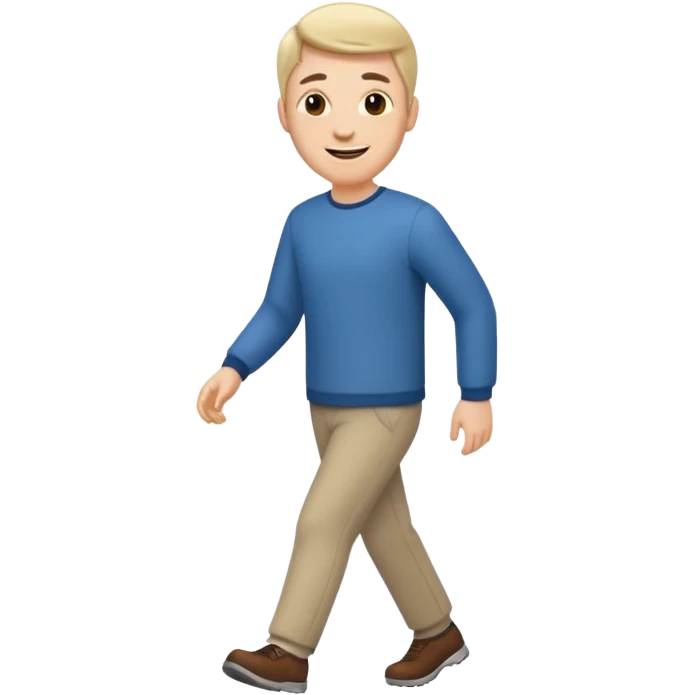 ligth man walking emoji