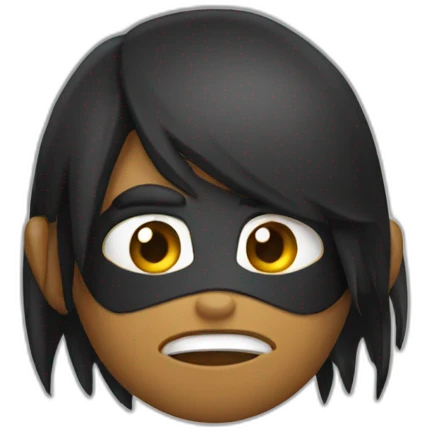 pincer preto e castahno emoji
