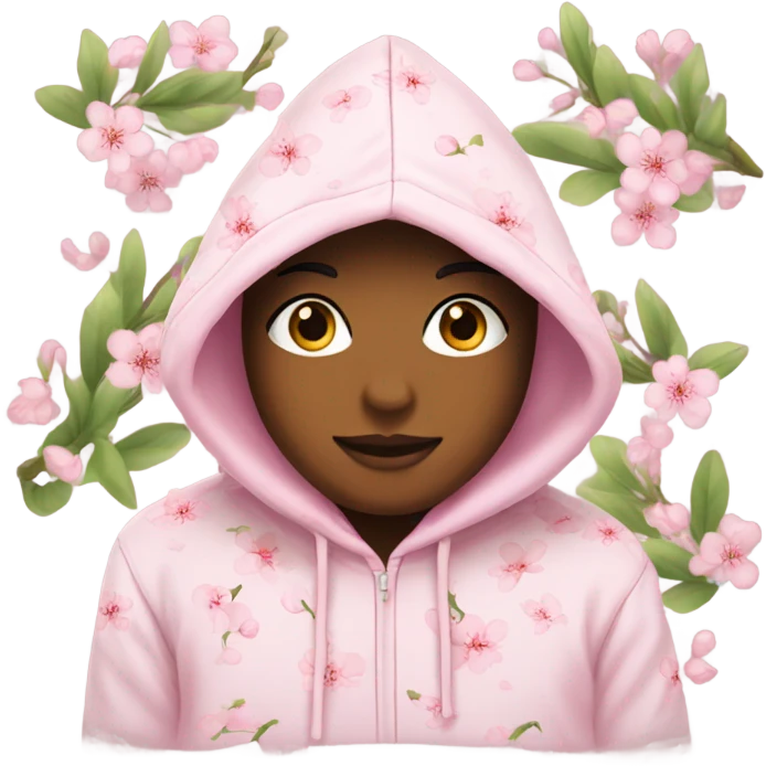 Cherry Blossom hoodie emoji