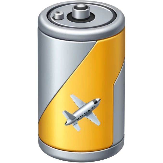 generate realistic battery for airplane
 emoji