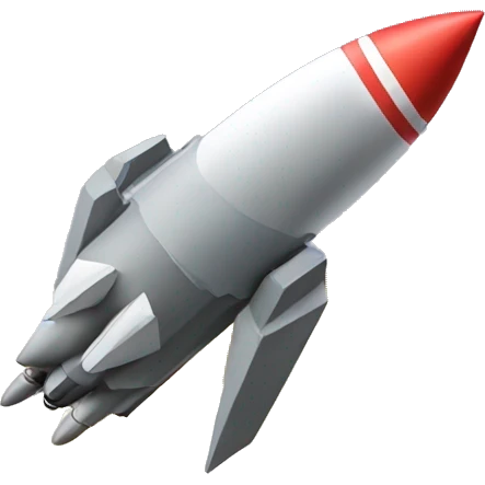 missile isometric emoji