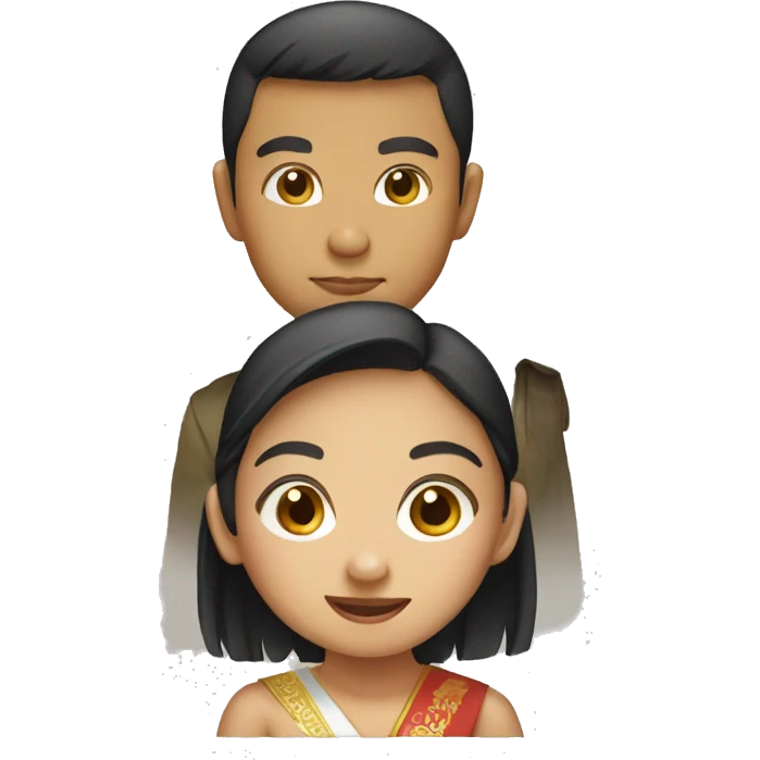 lao boy and thai girl emoji