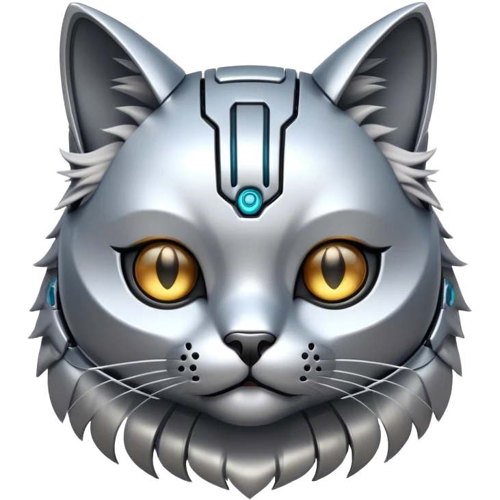 Robot cat emoji