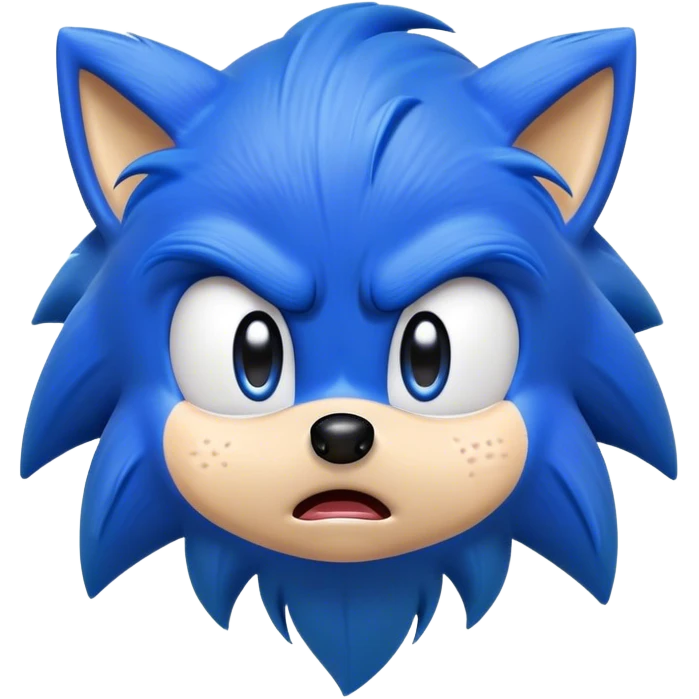 Ağlayan sonic emoji