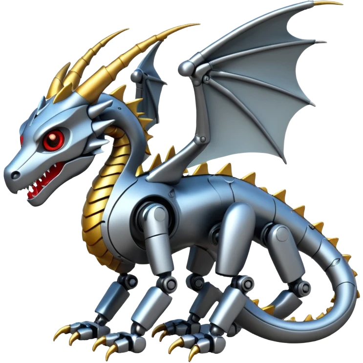 robotic dragon emoji