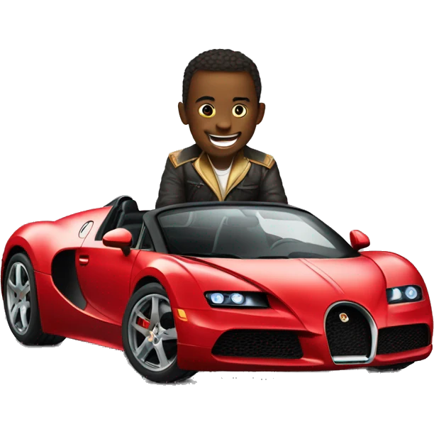 The buggati that the child rides emoji