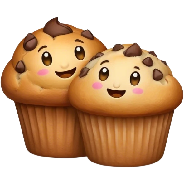 Muffin hug emoji