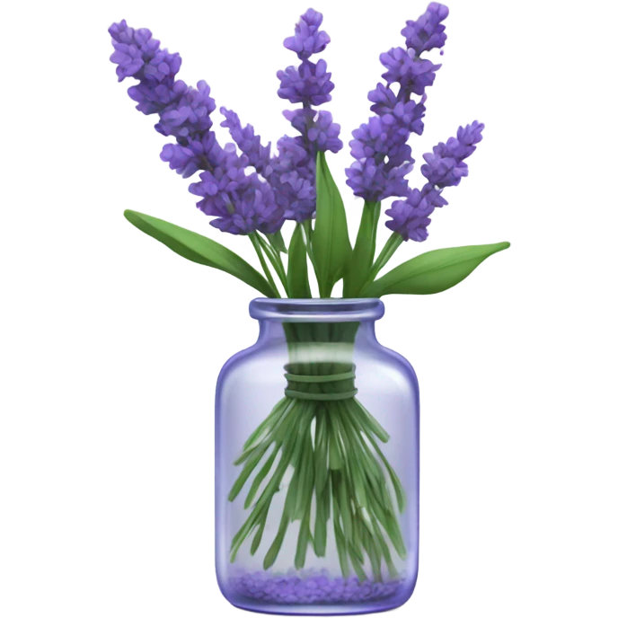 Lavender in a bottle emoji