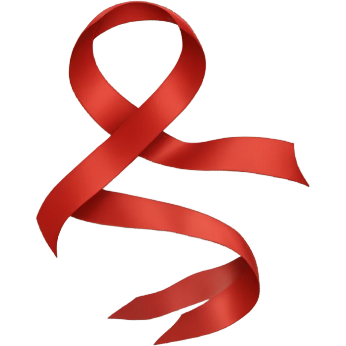 Red ribbon army logo emoji