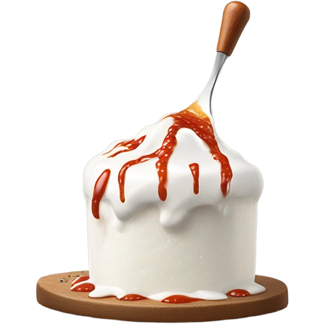 cottage cheese with tabasco and black pepper emoji